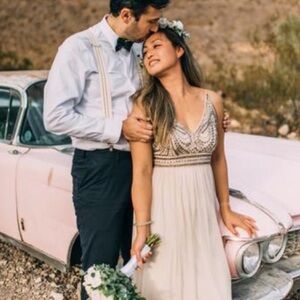 NWT BHLDN Vilette Beaded Embellished Dress 0